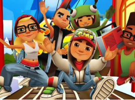Game Subway Surfers Space Station online. Play for free