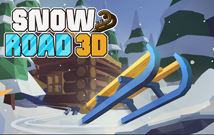 snow road 3d screenshot